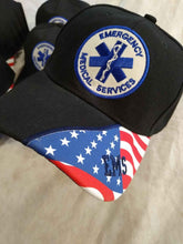 EMS Hat EMERGENCY MEDICAL SERVICES 6-Panel Trucker Style cap
