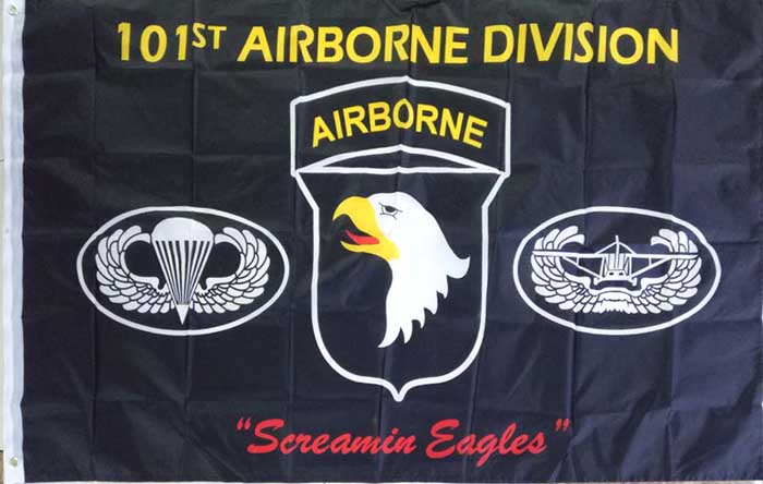 101St Airborne Division Screamin Eagles Flag 3 X 5