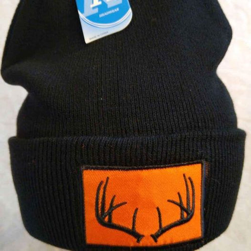 Deer Hunting Antler winter beanie hat warm knitted one size teen to adult