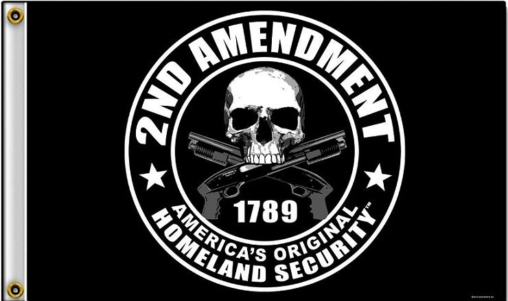 2nd Amendment Flag 3x5 American's Orignal Homeland Security Flag/Wall Poster