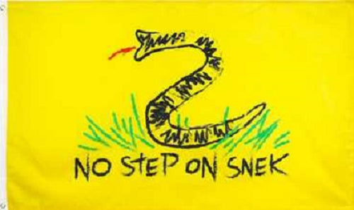 NO STEP ON SNEK - Full Sized Flag 3ft x 5ft