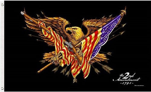 The 2nd Amendment 1791 Flag/Poster/Banner