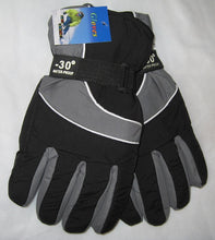 Mens -30° Winter Ski Snow Gloves Adult One Size WaterProof