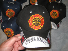 Fire Dept Hat Fire Fighter Cap Firemens Firemen Department