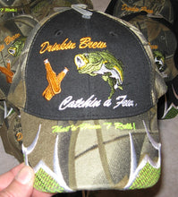 Drinkin Brew Catchin A Few Fishing Hat Cap Ball Cover Adult One Sized