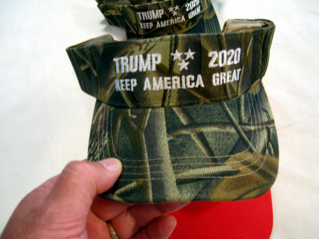 Trump Visor 2020 Keep America Great One Size