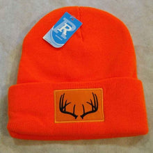 Deer Hunting Antler winter beanie hat warm knitted one size teen to adult