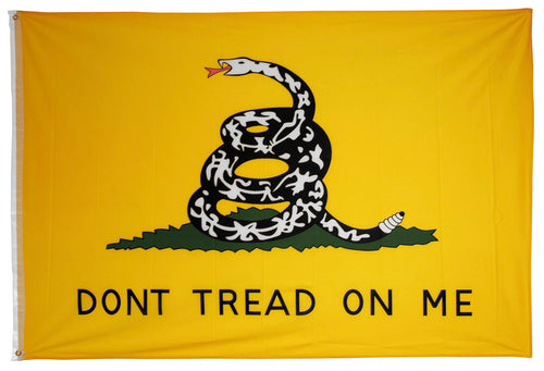 4' x 6' Gadsden Don't Tread on Me Flag - Yellow