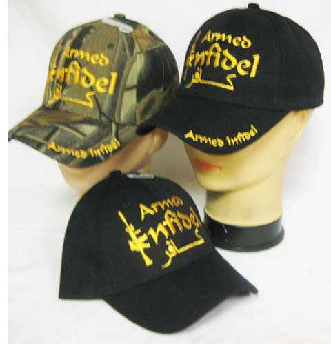 Deluxe Armed Infidel Hat Baseball Cap Lid Cover