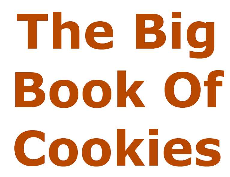 The Big Book Of Cookies - 233 pages of cookie recipes - Instant download only 1.95 USD