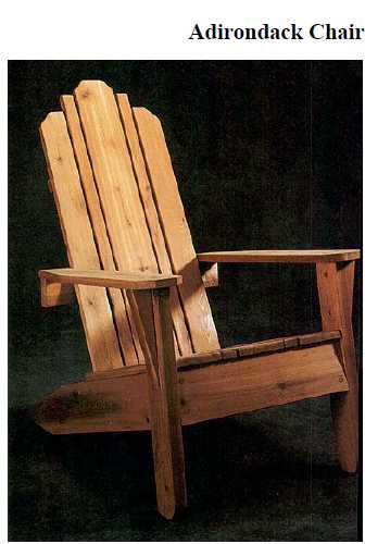 Complete Plans To Build This Adirondack Chair - PDF instant download only 2.29 USD